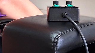 Cute Amateur MILF Having Fun with Her Sybian Sex Machine
