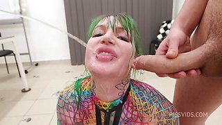 DAP & Pee, Alexxa Vice, 6on1, BWC, Anal Fisting, ATM, DAP, Gapes, ButtRose, Pee Drink, Squirt Drink, Cum in Mouth GL829 - PissVids