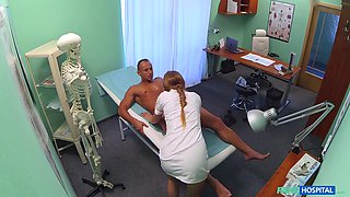 Alexis in Nurse with a great arse sucks and fucks doctor for pay rise - FakeHospital
