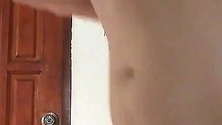 Dripping Sweat Naked Body