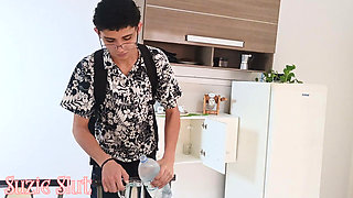 My Stepmom Caught Me Looking at Her in a Nightgown, I Got so Horny on Her, and in Punishment, She Made Me Addict to Her Ass