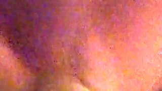 Anal fisting in the gynochair from her perspective