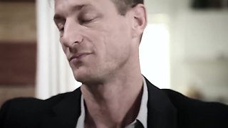 Teens in taboo hardcore threeway get jizzed