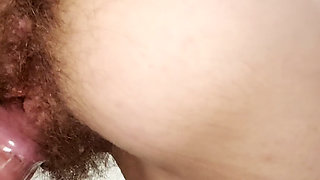 Hotel Fuck Condom Removal POV Cumshot on My Bush - 4K
