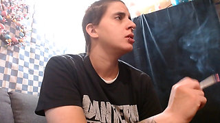 Lesbian Soft Dyke Smoking