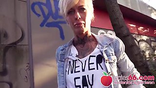 Naughty in Public: Guy Fucks 2 Milfs In The Middle Of The City