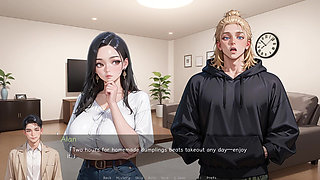 Story Episode - Ntr D by My Friend #4 Ai Porn Game Gameplay