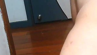 Humping Pillow with Large Vibrator Rubbing Clit Hard