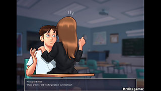 Summertime Saga Hot Teacher Gets Fucked My Young Dick