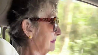 Hot Amateur MILF Gives Blowjob Under Table in Public Restaurant - HD Video