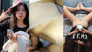 Korean Cutie WooHyun Takes a Stocking Fuck in Home