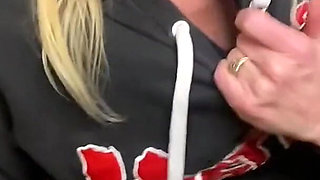 Slut Wife Sucks Cock at Home Improvement Store