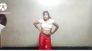 Indian hot model girl sexy dance performance in her room