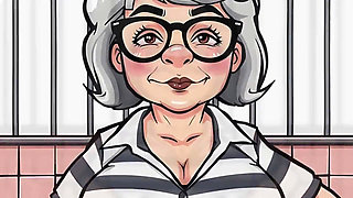 Granny in Jail Ai Porn Slideshow