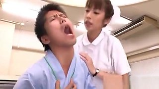 Nurse Gets Extra Big Dong To Bang Her Pussy In Hardcore