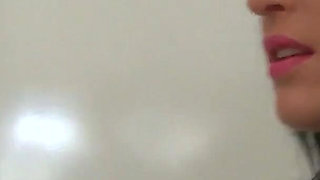 Sexy secretary seduces boss and fucks on office table