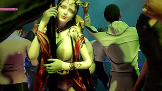 Bigtits in 3D: a Goddess Awakens - 3D Animation