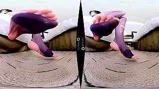 Amateur Foot Fetish Girlfriend Sucks and gives a Footjob