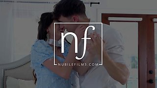 Lustful young babe acting out forbidden dream with stepbro