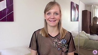 Filthy Facial Cumshot For First-Ever Time Blond