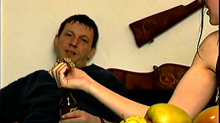 Stepmom And Stepdaughter Lick Each Other And Then Fuck The Step-fam Friend With The Big Hard Cock