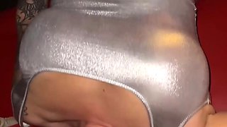 Gloryhole cock was so good she took him to fuck her in the room