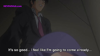''The Boss and the Secret Desires'' Trapped Together in a Broken Elevator - Hentai Sex Anime, ENG Sub