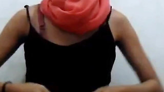 Horny Hijab After Work After Not Fucking for a Long Time