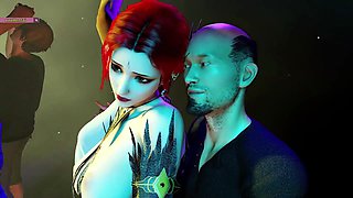 Celestial Curves: 3D Girl with Divine Assets - 3D Animation