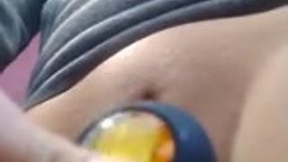 At Work Clit orgasm