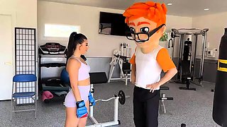 PornDude's Hardcore Gym Bang with Busty Gal Ritchi