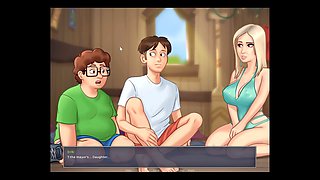 Let's have fun with big boobs in Summertime Saga