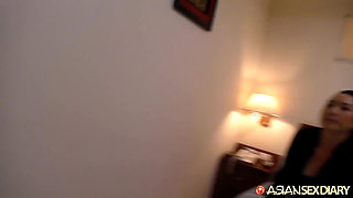 AsianSexDiary - Hairy pussy Filipina fucked with oozing creampie