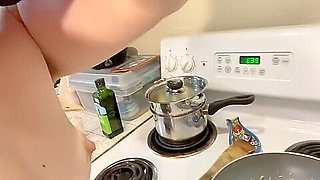 The Hairiest Woman On Earth Cooks Spanish Rice! Naked In The Kitchen 68