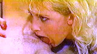 Blonde and brunette lesbians licking and sucking pussy