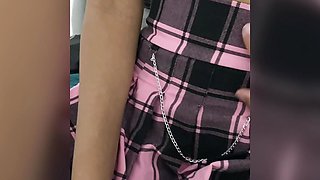hot 18 year old schoolgirl wants anal sex, skirt and sloppy.