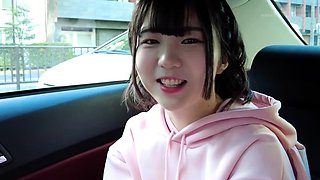 Amateur Asian teen sucks this big hard cock