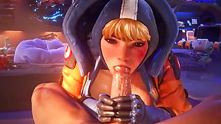 Apex Legends Porn Wattson Rule34 3D Hentai Animation