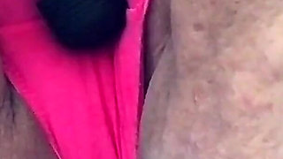 Bbwbootyful stimulating my clit with vibrator fucking my pussy