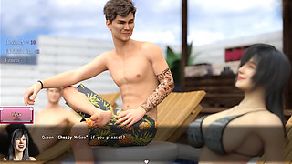 Lisa: Pool party with two sexy girls ep.21