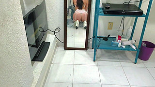 Sexy MILF Gives Her Husband a Passionate Oral Sex for Their Anniversary