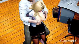I Fuck My Secretary Hard Against the Desk