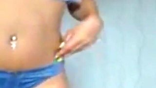 Teen Cum on a Stepper