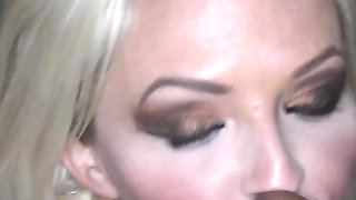 Hot UK MILF and Her Sexy Friend Pleasing Multiple Dudes