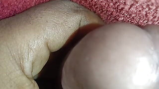 Handjob of my cock very hard now
