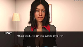 Project Hot Wife - Merry love to masturbate at the office.