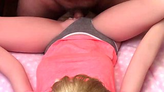 Wet Teen Pussy Gets Sloppy Cumshot Fuck