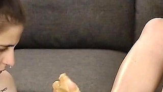 Foot Slave Lunch Break Peanut Crispy Soles Sucking Licking Feet