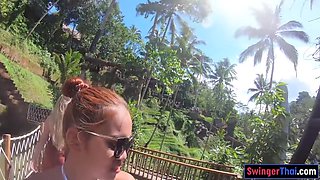 Big Booty Thai Girlfriend Garden Sex With Cherry Lee