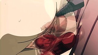 Hentai: Double-toying & Hot Games With Her Stepson Make Lusty Busty MILF Finally Try a Wild Gangbang